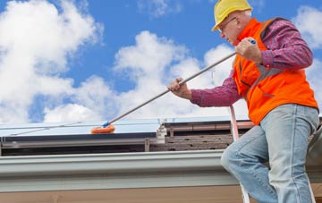 Winslade soft wash roof cleaning
